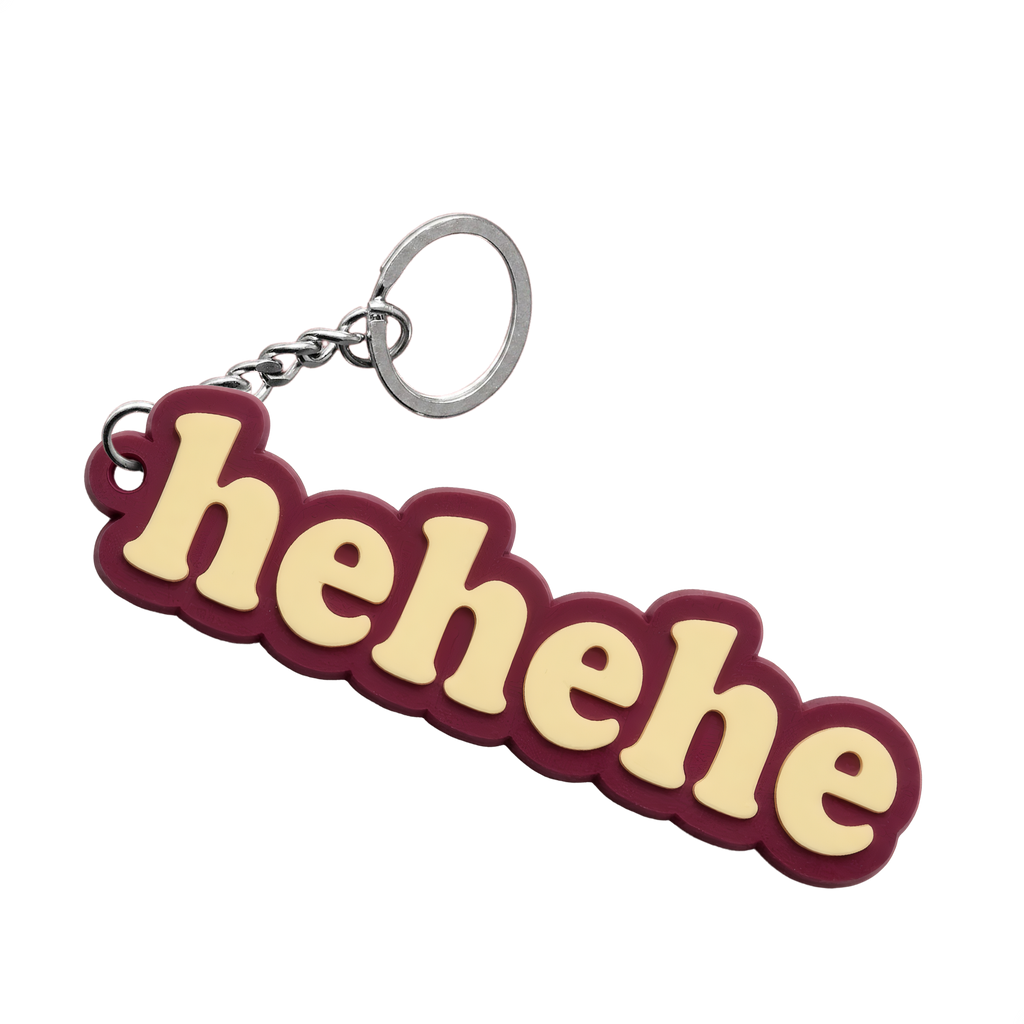 Keychains - HEHEHE Burgundy