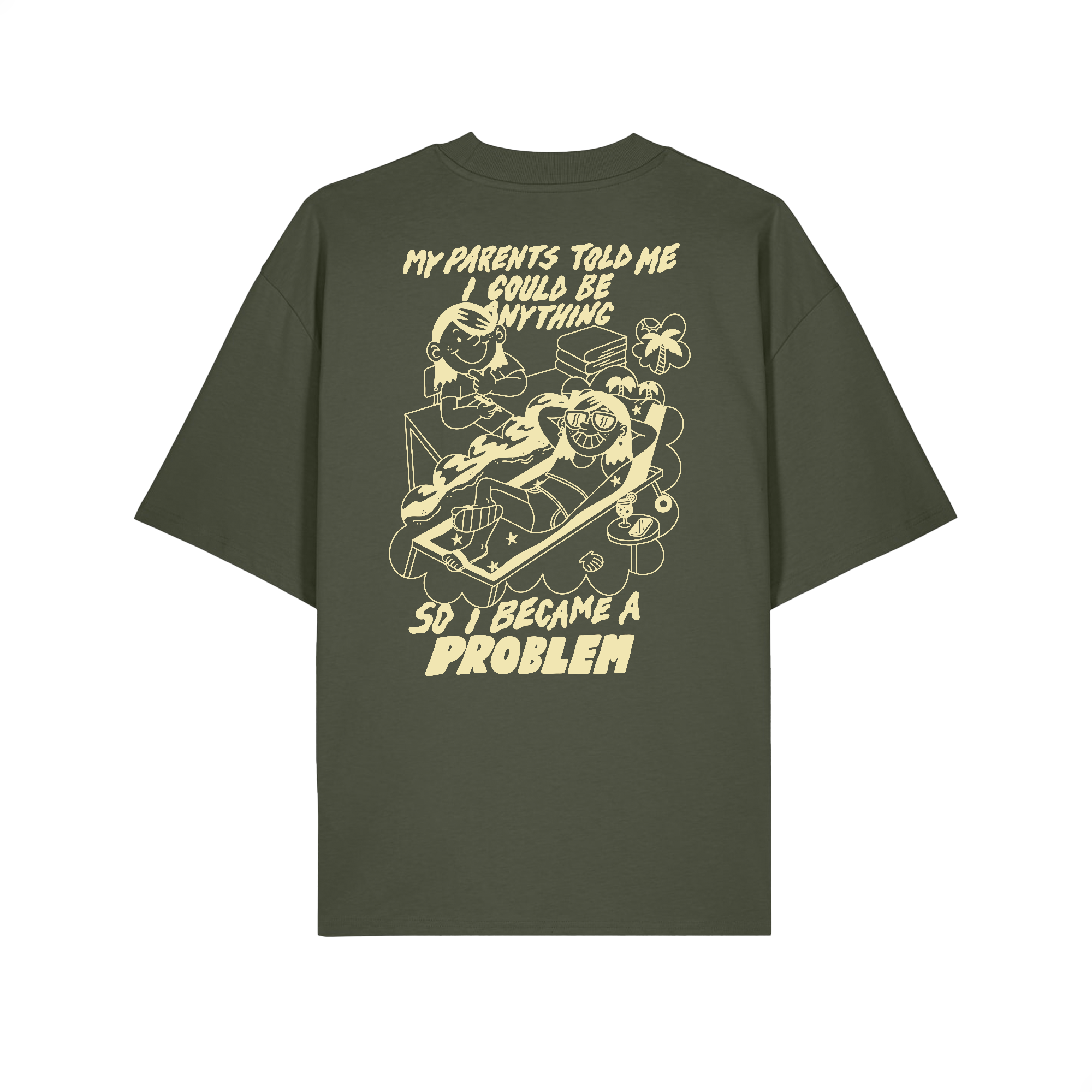T-shirt Problem kaki