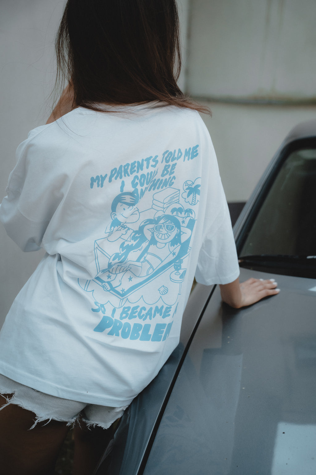 T-shirt - Problem White